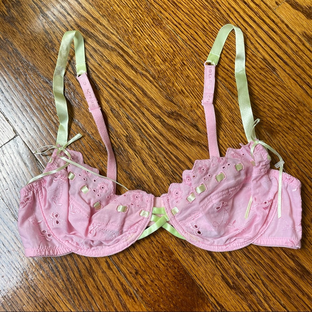 Pink fairy grunge bra